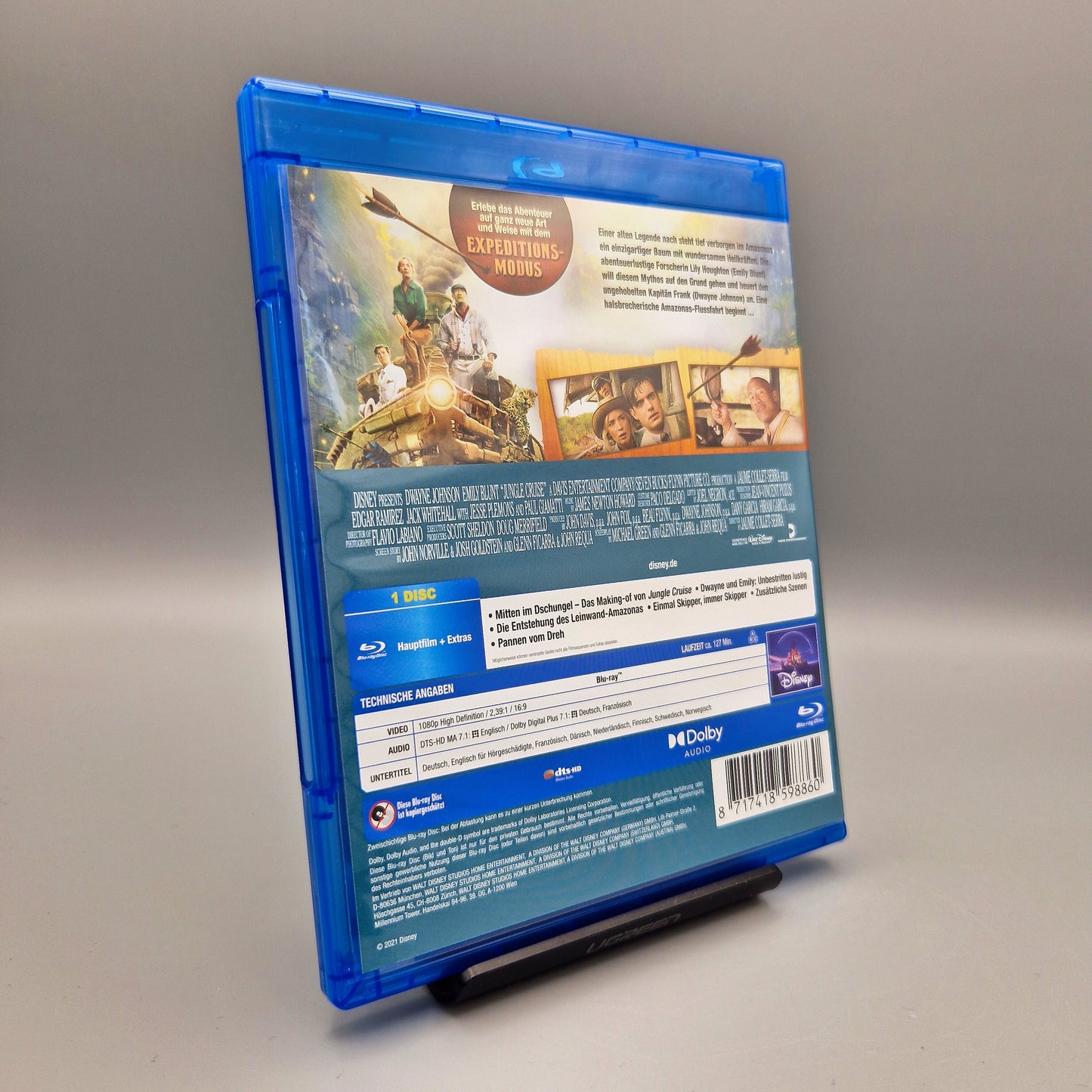 Disney Jungle Cruise		Blu-Ray Film	mit Dwayne Johnson