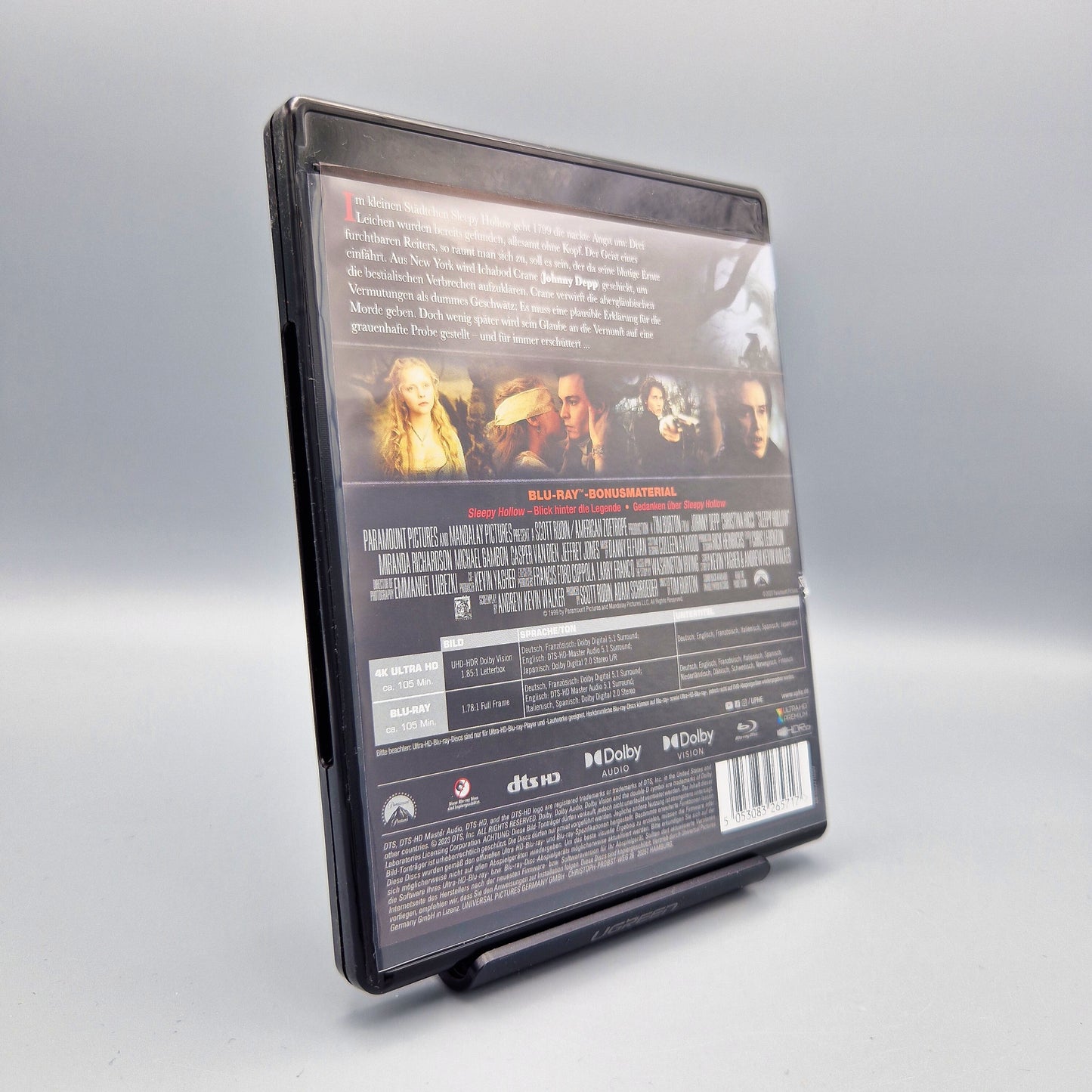 Sleepy Hollow		4K Ultra HD Blu-Ray Film	mit Johnny Depp