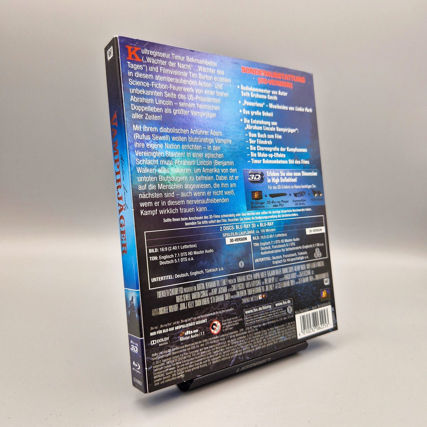 Vampirjäger 3D & 2D	2-Disc-Edition	Blu-Ray Film