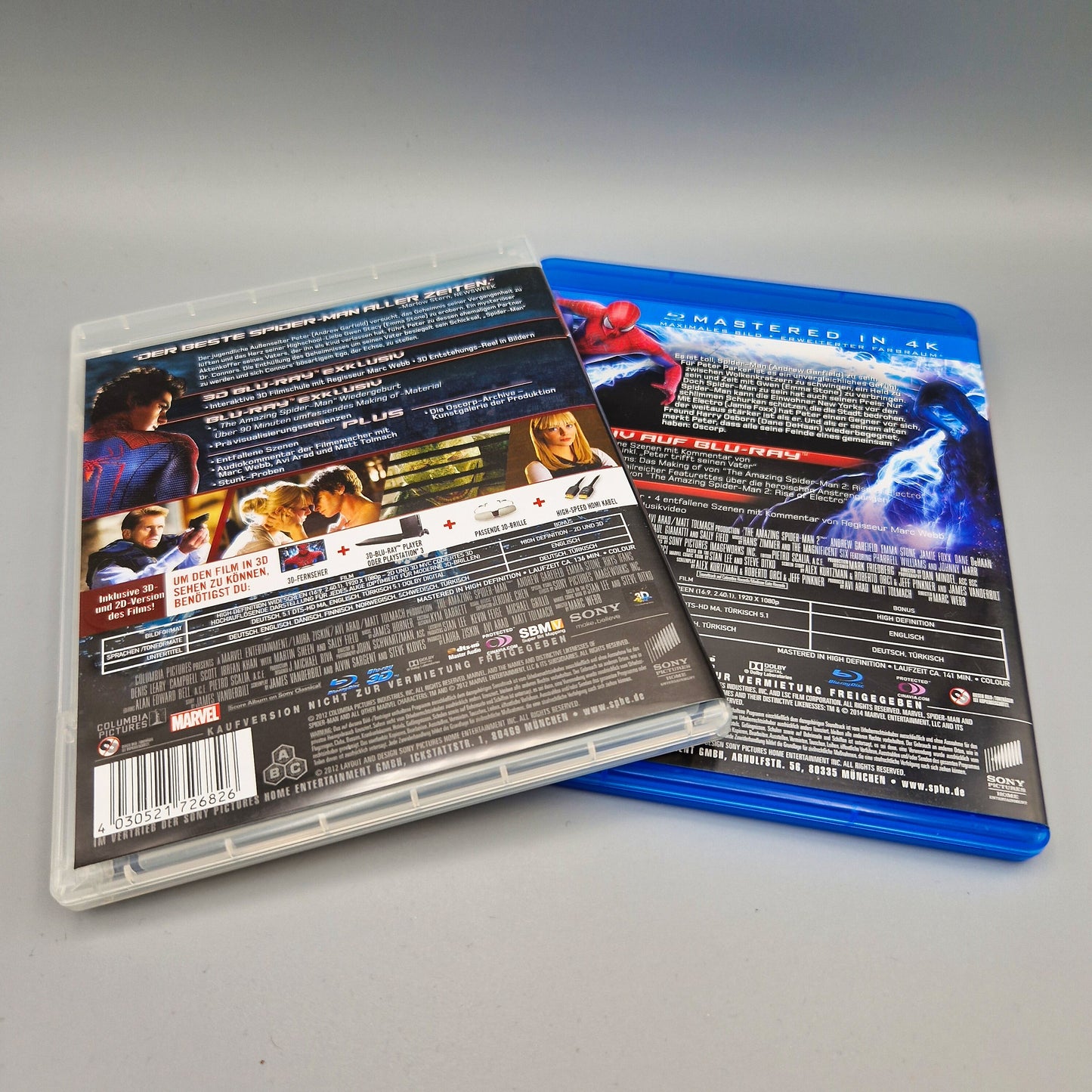 Marvel 2 Filme Bundle The Amazing Spider-Man 1 & 2: Rise of Electro		Blu-Ray