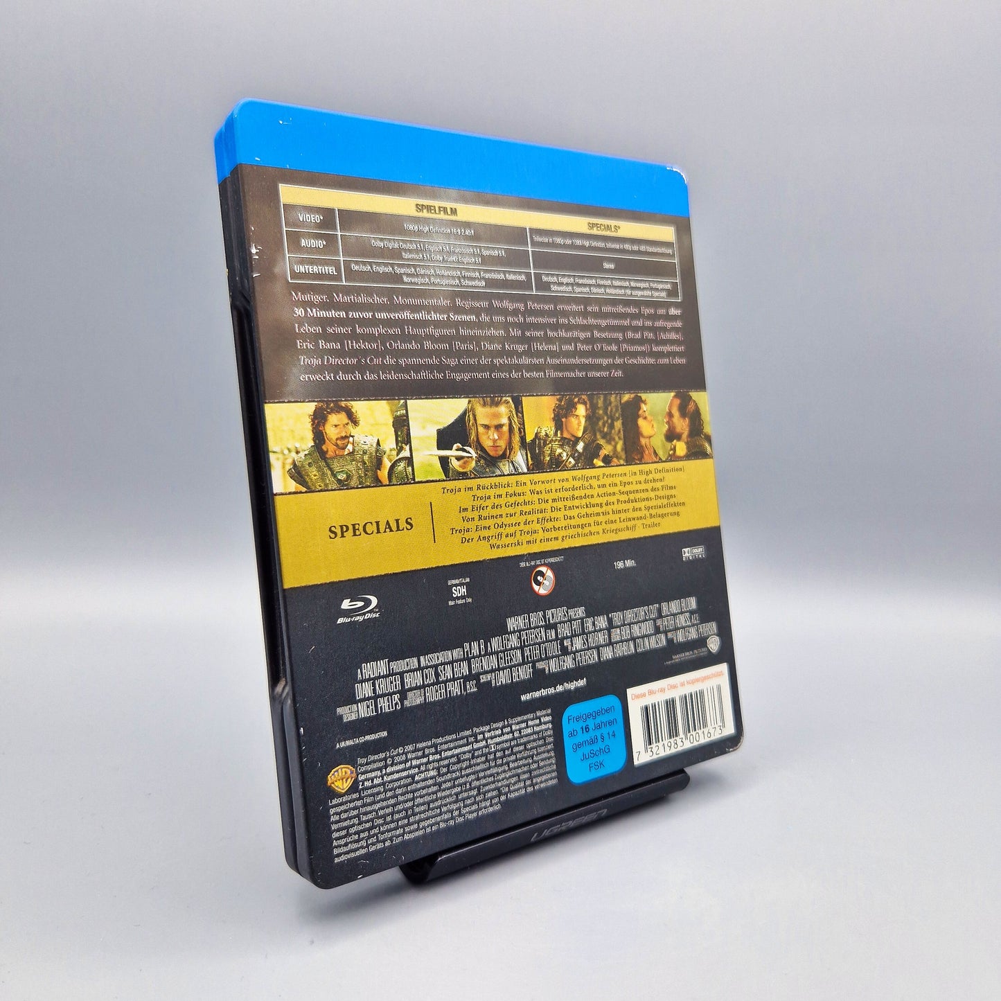 Troja	Steelbook	Blu-Ray Film	Deutliche, sichtbare Kratzer