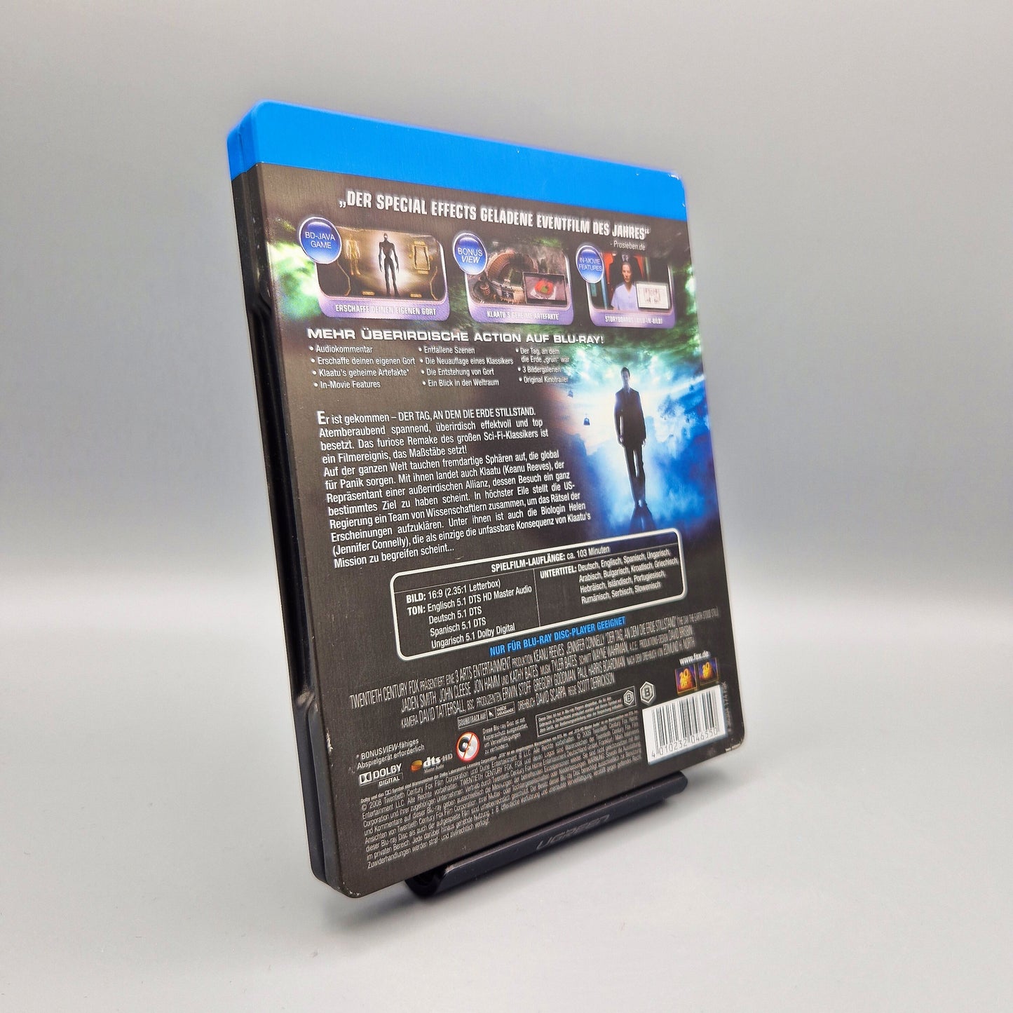 Der Tag, an dem die Erde stillstand	Steelbook	Blu-Ray Film