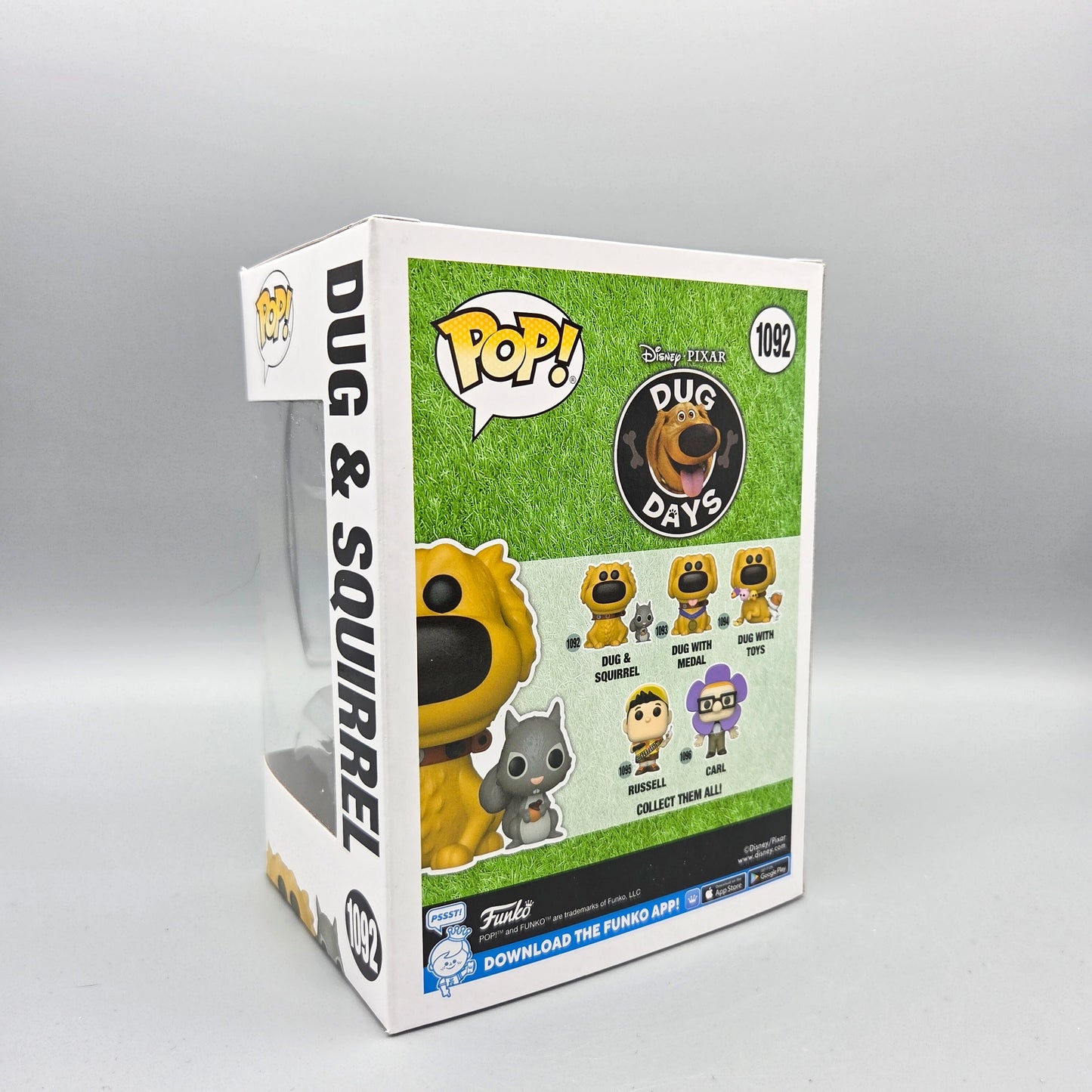 Funko Pop! Disney Pixar - Dug Days	#1092 Dug & Squirrel			Vinylfigur