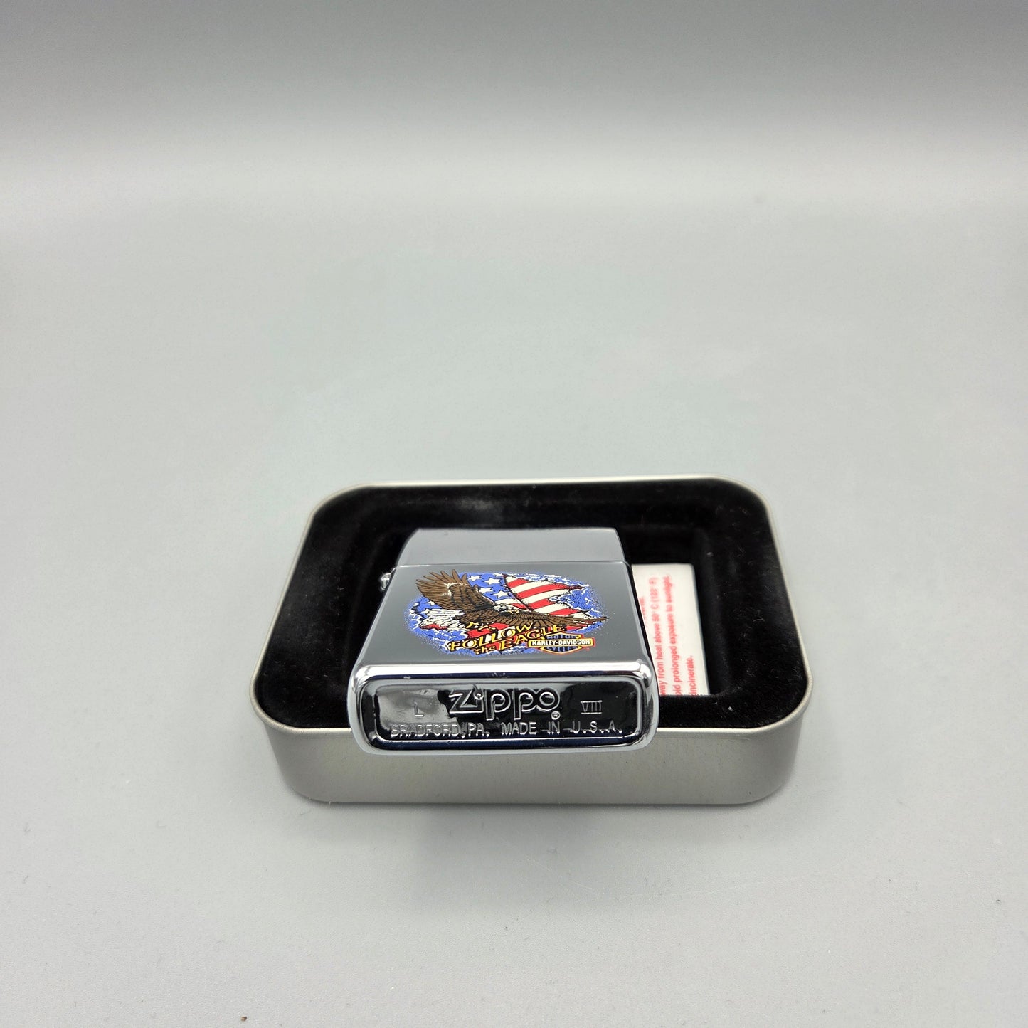 Zippo Harley-Davidson Follow the Eagle	L VIII (1992)	Feuerzeug	Lighter - ungezündet