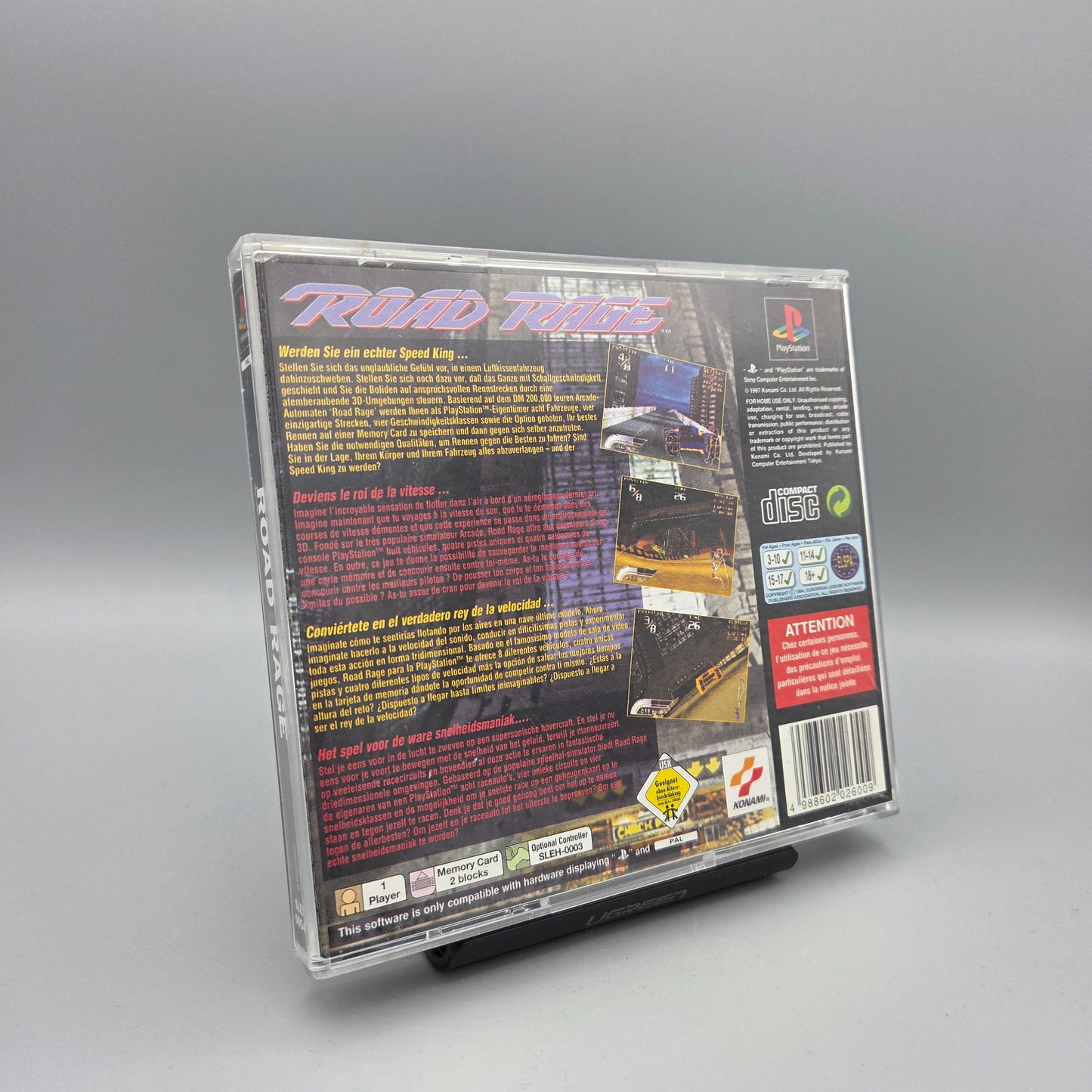 Playstation 1 Spiel: Road Rage