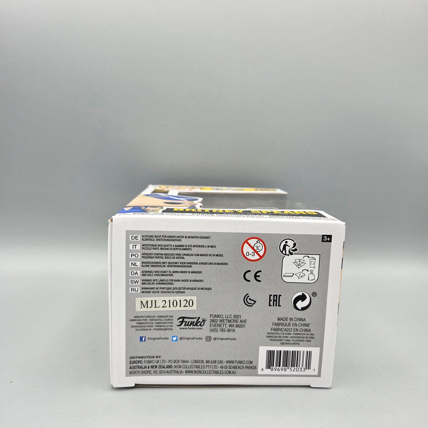 Funko Pop! #208	Britney Spears		Rocks	Vinylfigur