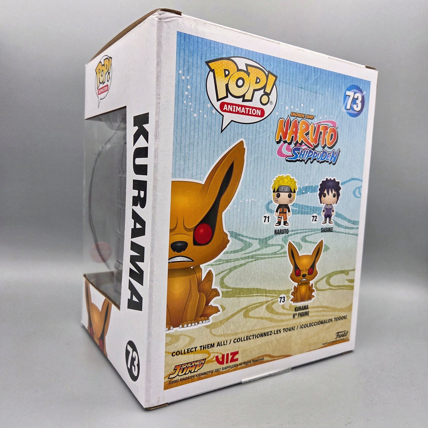 Funko Pop! Naruto Shippuden	#73	Kurama	Flocked	Animation	6-Inch