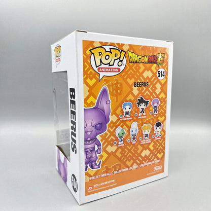 Funko Pop! Dragon Ball Super	#514 Beerus	Funimation 2020 Exclusive	Animation	Vinylfigur
