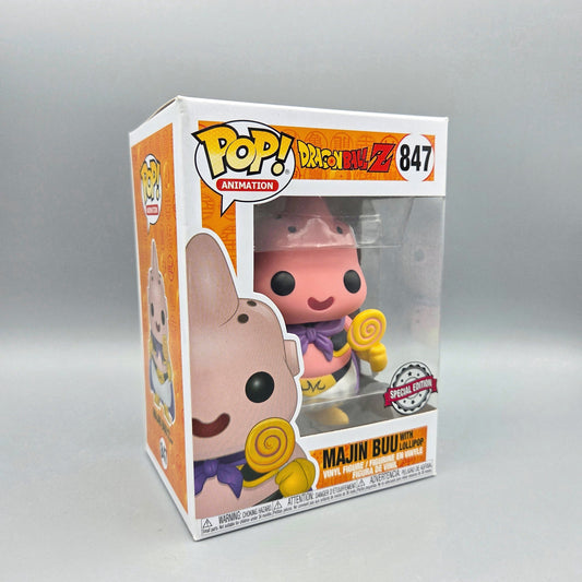 Funko Pop! Dragon Ball Z	#847 Majin Buu with Lollipop	Special Edition	Animation	Vinylfigur