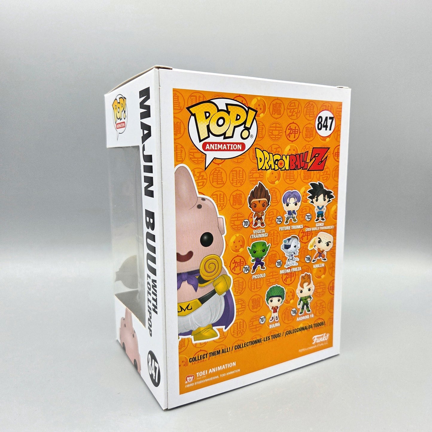 Funko Pop! Dragon Ball Z	#847 Majin Buu with Lollipop	Special Edition	Animation	Vinylfigur