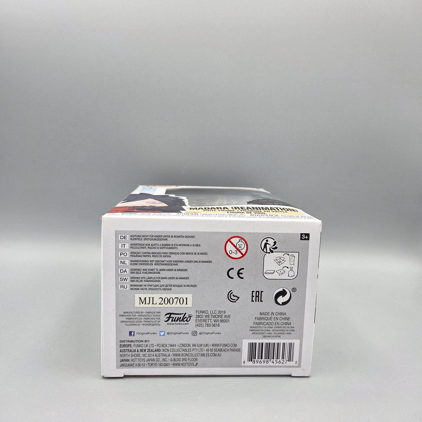 Funko Pop! Naruto Shippuden	#722 Madara (Reanimation)	Special Edition	Animation	Vinylfigur