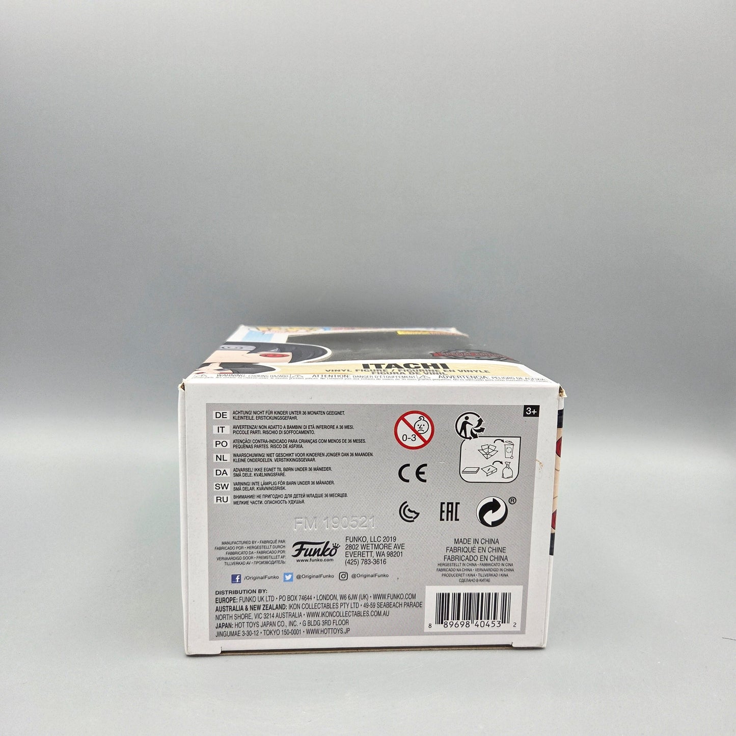 Funko Pop! Naruto Shippuden	#578 Itachi	Comic Con Portugal 2019	Animation	Vinylfigur