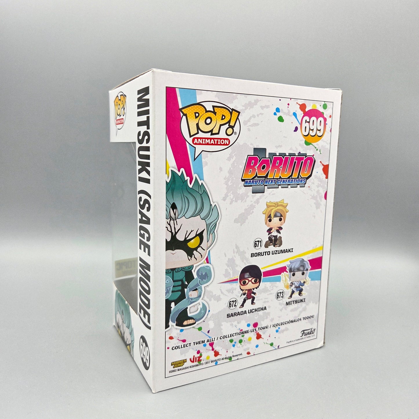 Funko Pop! Boruto	#699 Mitsuki (Sage Mode)	Glows in the Dark	Animation	Vinylfigur