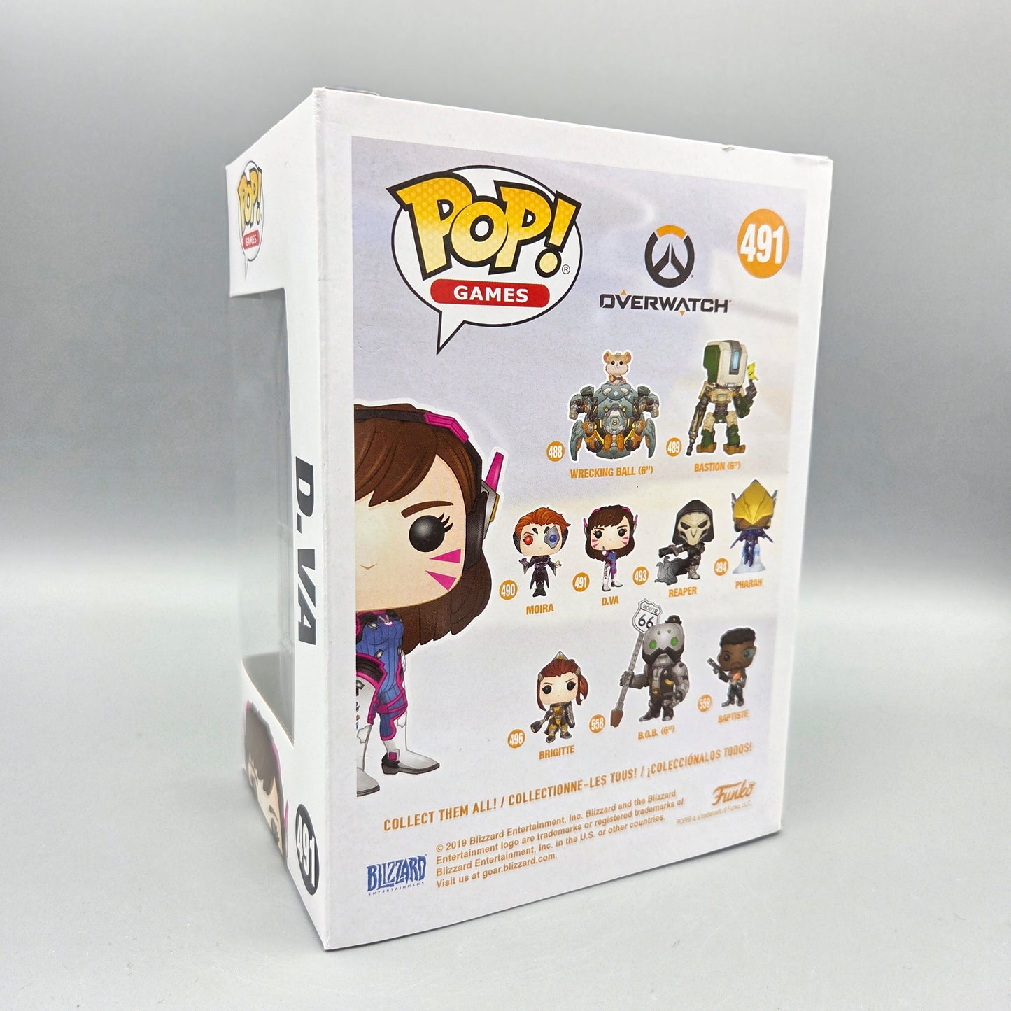 Funko Pop! Overwatch	#491 D.Va	Diamond Collection	Games	Vinylfigur