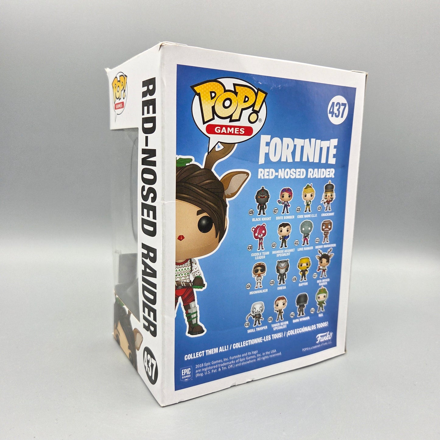 Funko Pop! Fortnite	#437 Red-Nosed Raider		Games	Vinylfigur