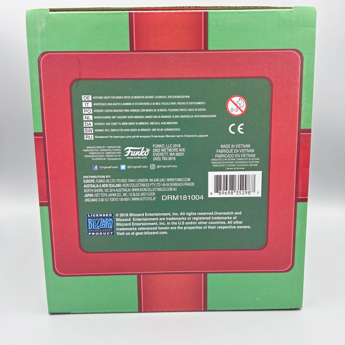 Funko Pop! Overwatch Christmas Sammlerbox Tracer & Mei	inkl. Roter Weihnachtssocke und Keychain