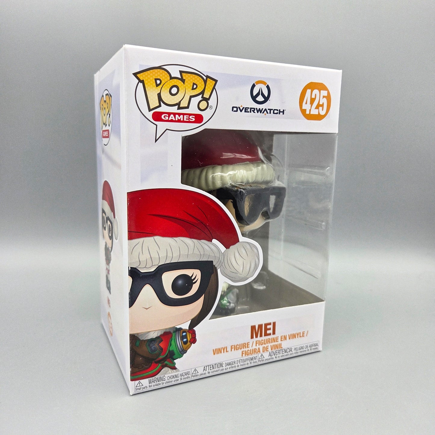 Funko Pop! Overwatch Christmas Sammlerbox Tracer & Mei	inkl. Roter Weihnachtssocke und Keychain