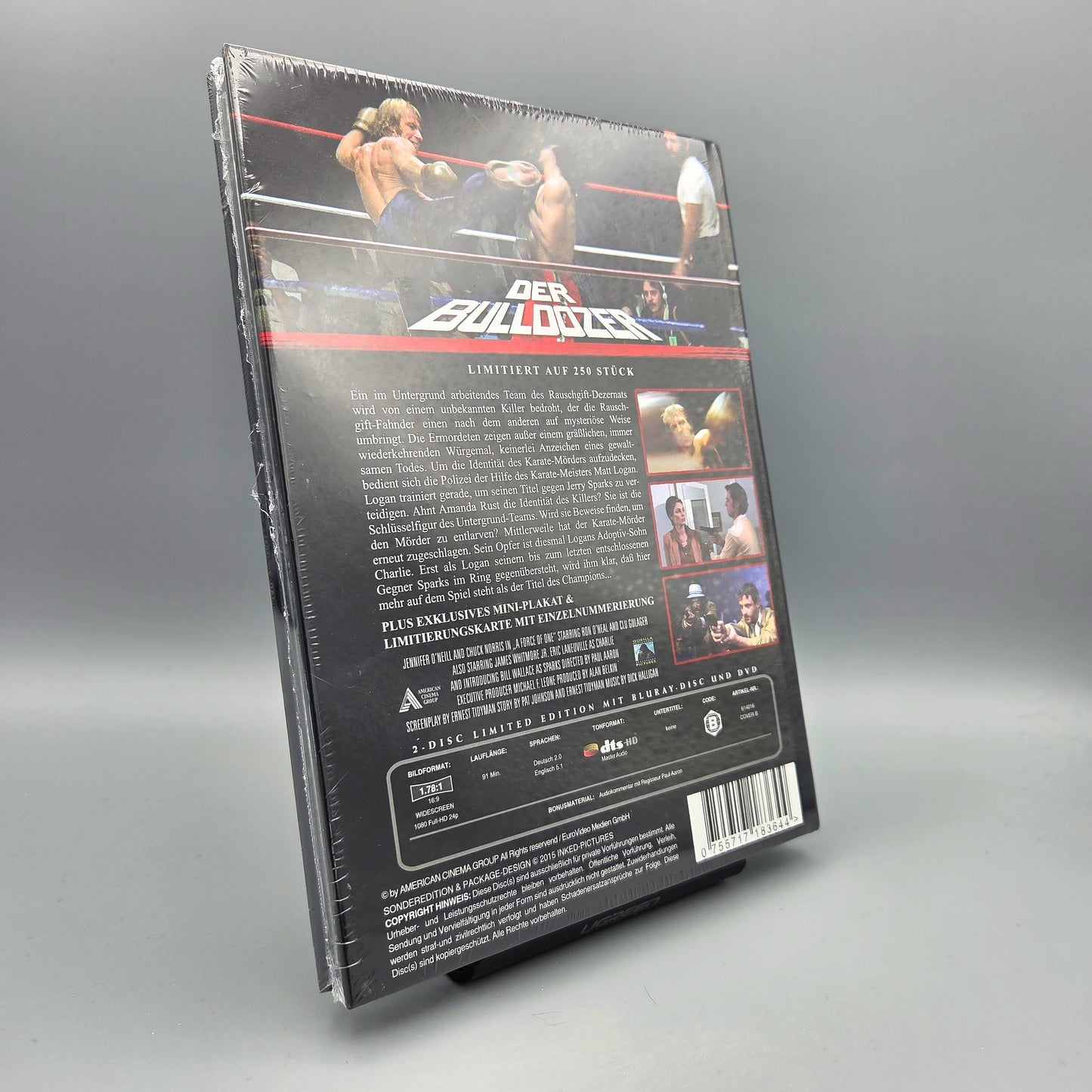 Der Bulldozer (Cover B)	Mediabook	Blu-Ray Film	2-Disc Limited Edition