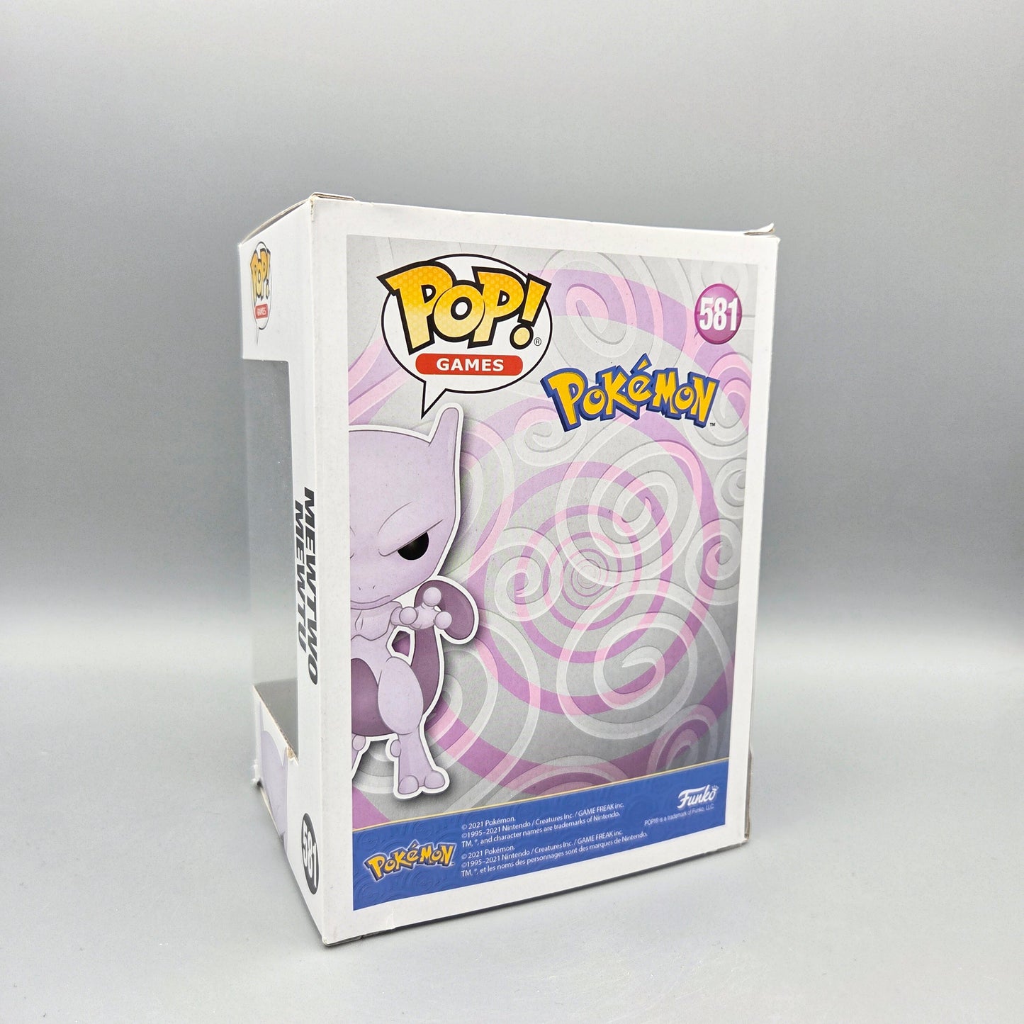 Funko Pop! Pokémon	#581 Mewtwo (Mewtu)		Games	Vinylfigur