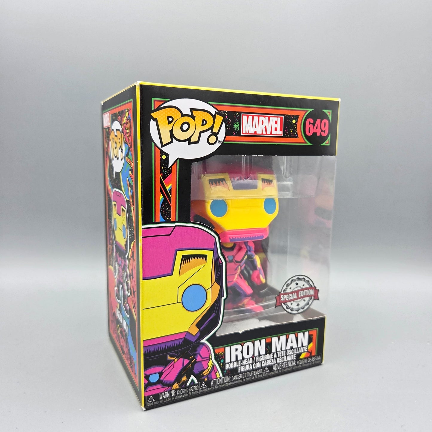 Funko Pop! Marvel	#649 Iron Man	Special Edition	-	Vinylfigur