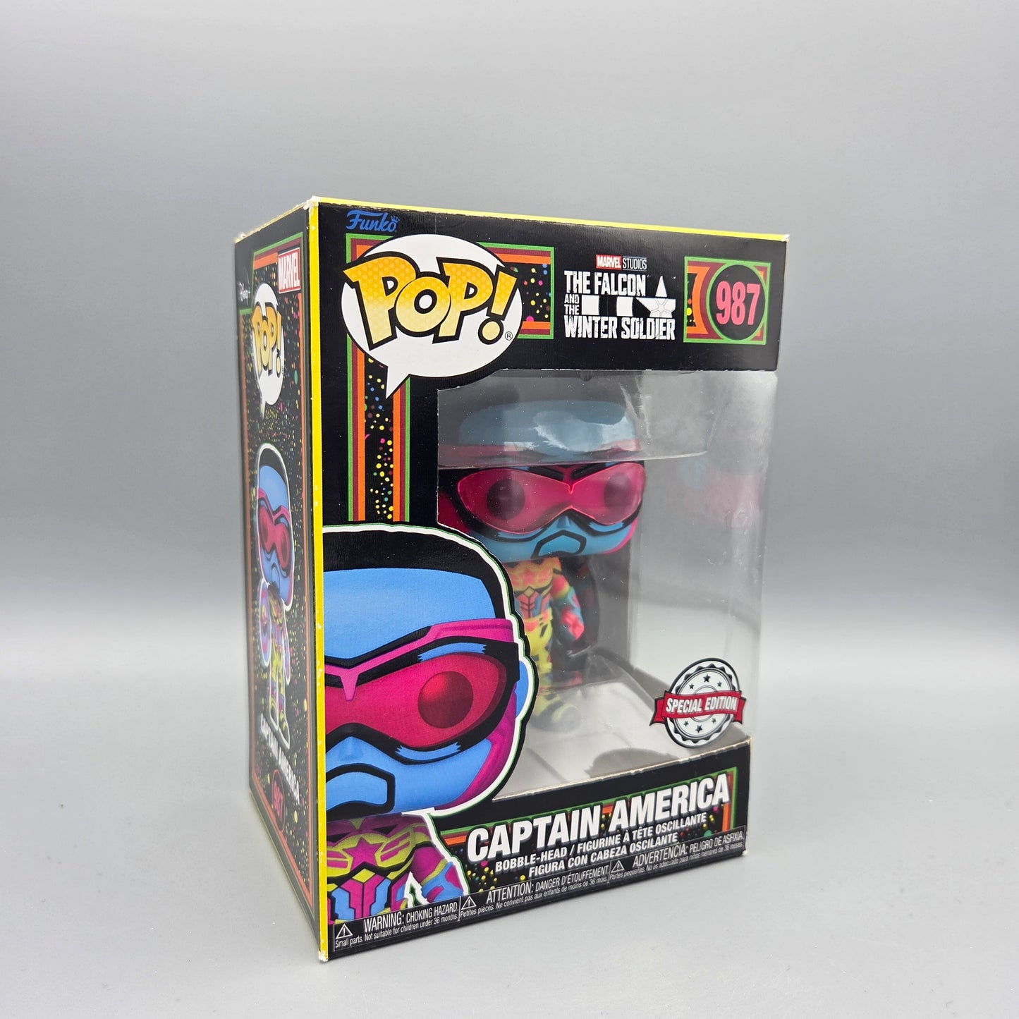 Funko Pop! Marvel - The Falcon and the Winter Soldier	#987 Captain America	Special Edition	-	Vinylfigur