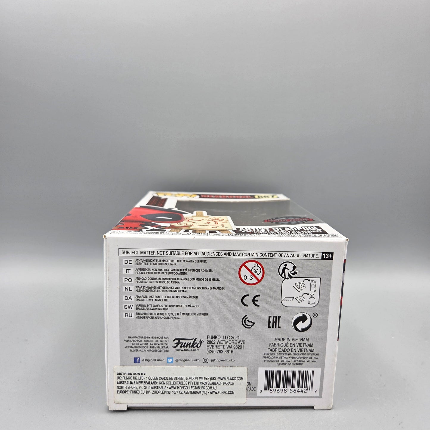 Funko Pop! Marvel - Deadpool	#887 Artist Deadpool	Special Edition	-	Vinylfigur