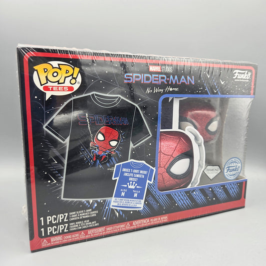 Funko Pop! Marvel - Spider-Man	#1160 Spider-Man Diamond & T-Shirt Größe M
