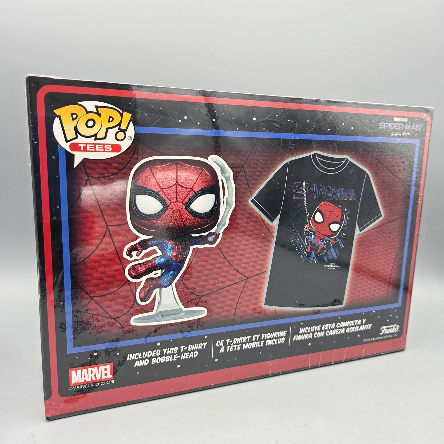 Funko Pop! Marvel - Spider-Man	#1160 Spider-Man Diamond & T-Shirt Größe M