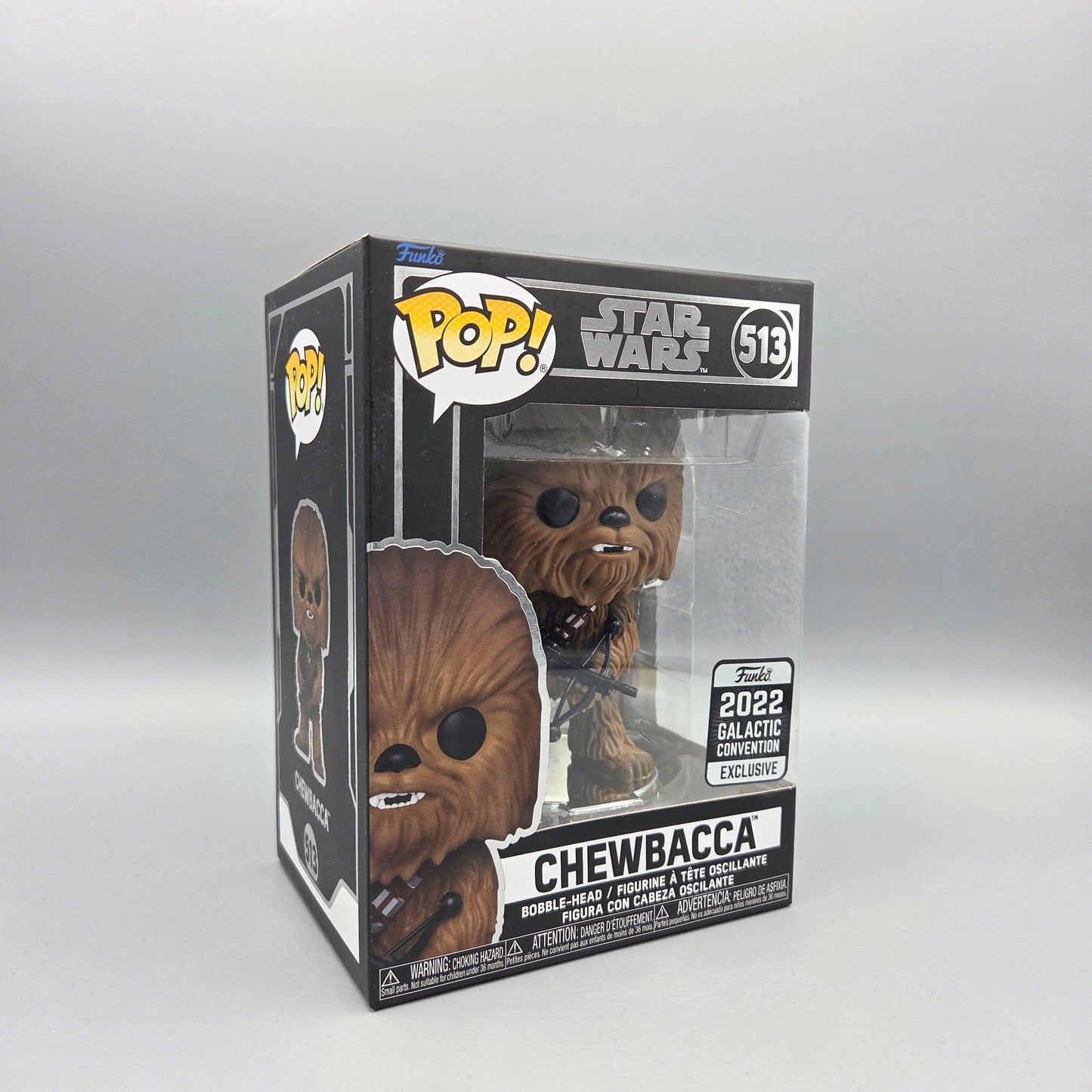Funko Pop! Star Wars	#513 Chewbacca	2022 Galactic Convention	-	Vinylfigur