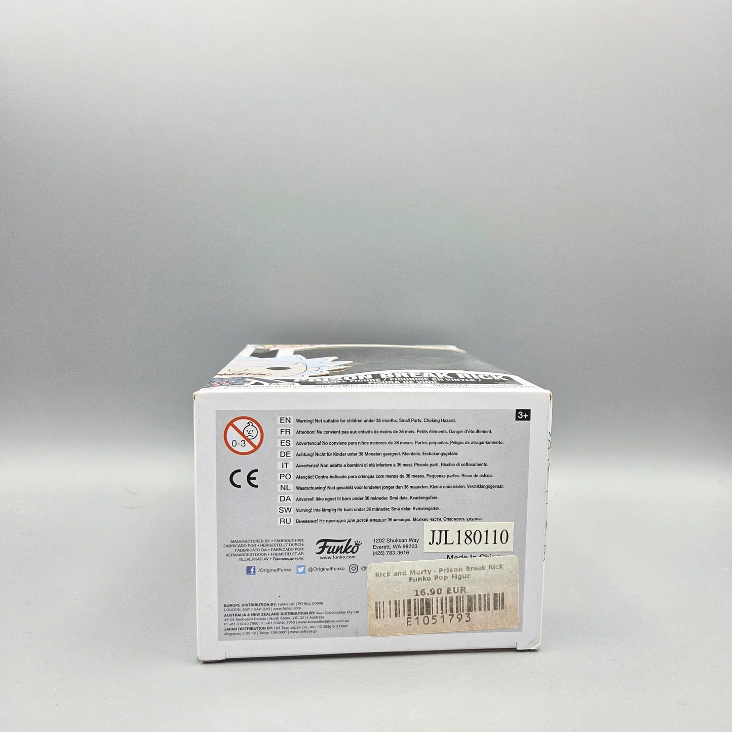 Funko Pop! Rick and Morty	#339 Prison Break Rick		Animation	Vinylfigur