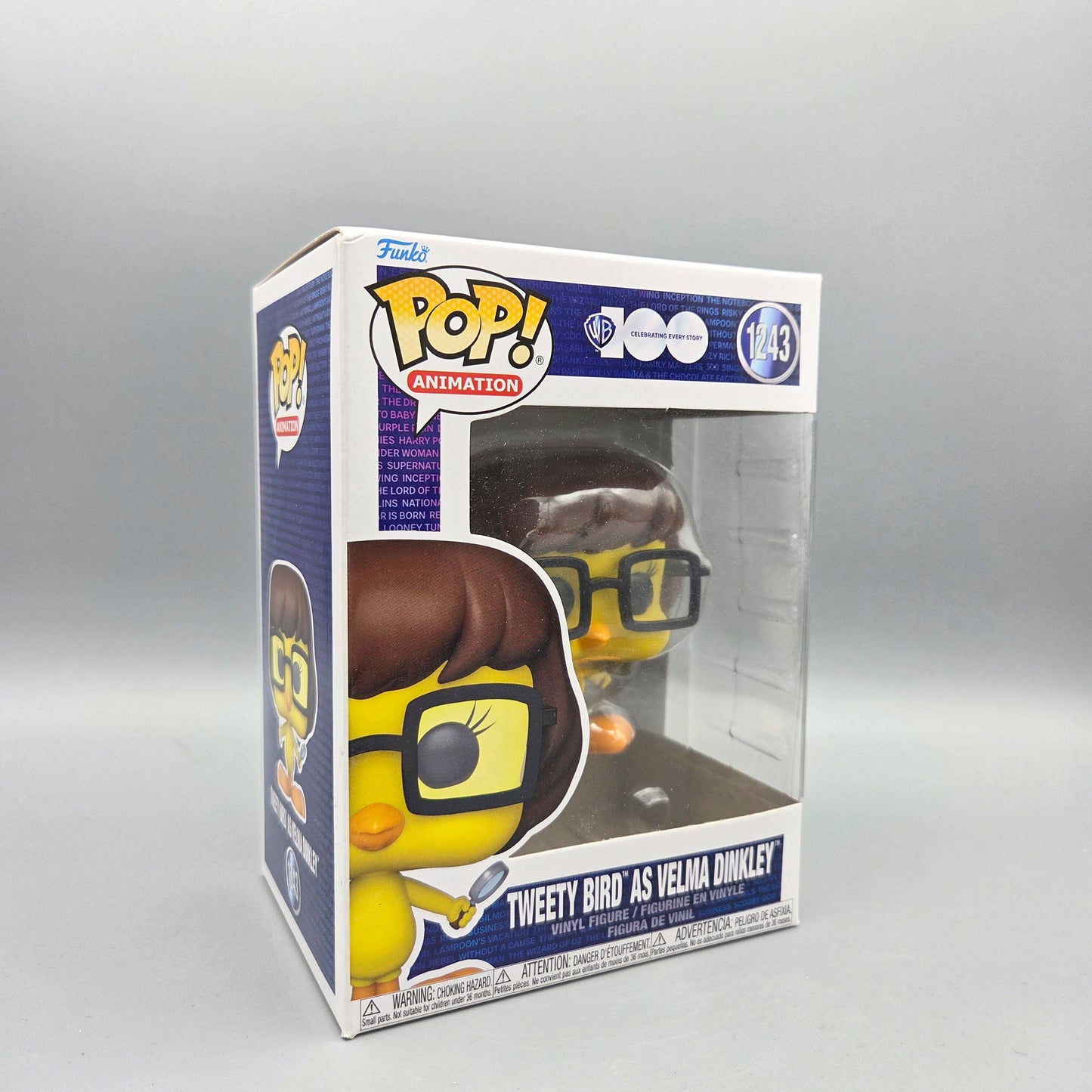 Funko Pop! Warner Brothers 100th Anniversary	#1243 Tweety Bird as Velma Dinkley		Animation	Vinylfigur