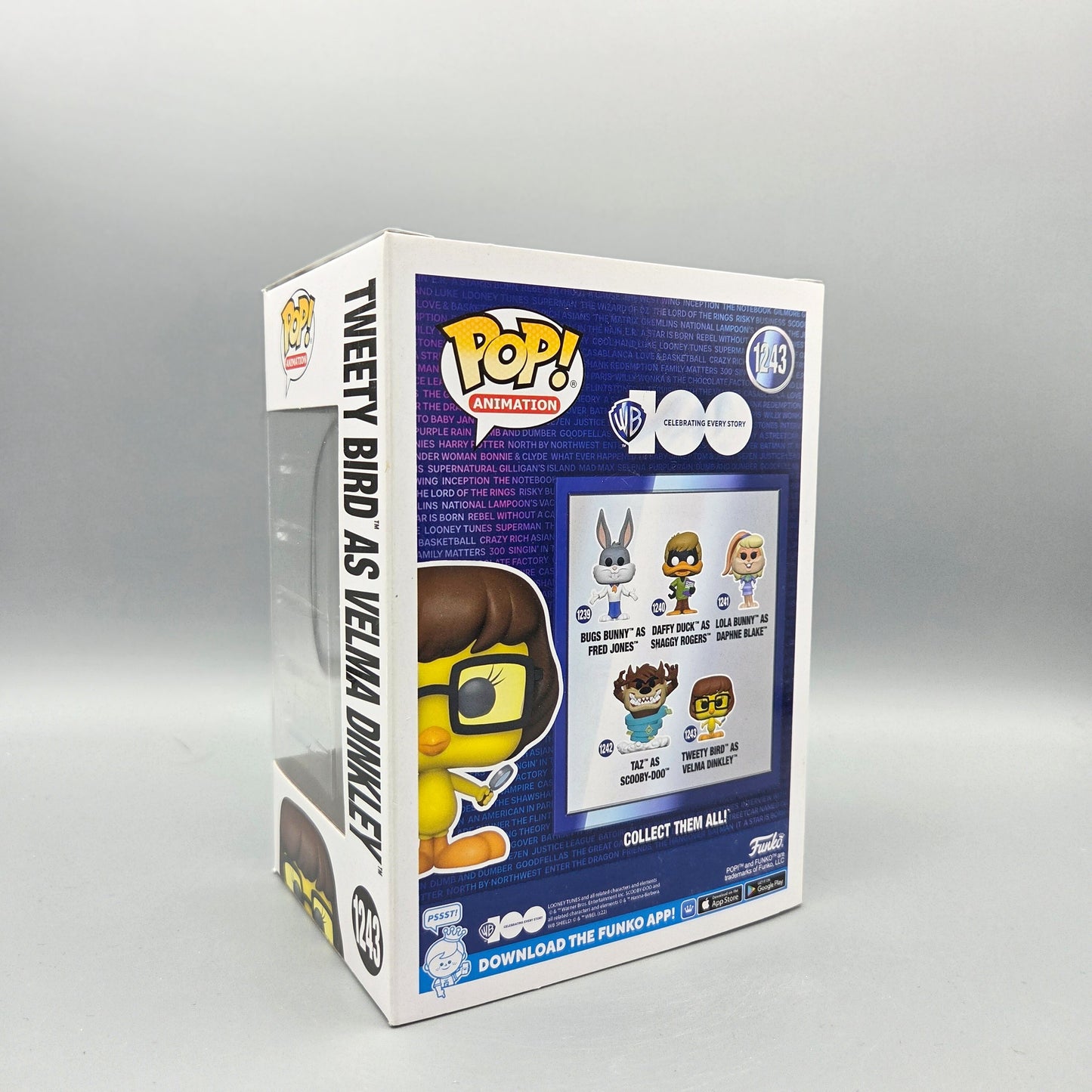 Funko Pop! Warner Brothers 100th Anniversary	#1243 Tweety Bird as Velma Dinkley		Animation	Vinylfigur