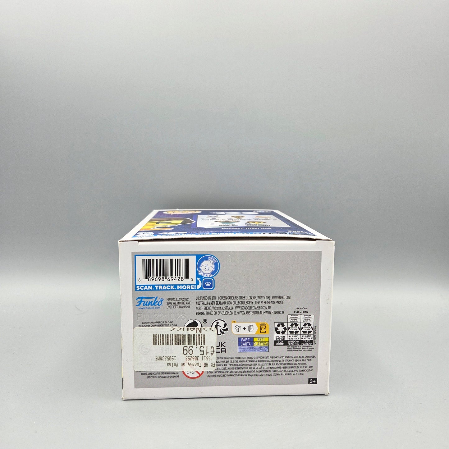 Funko Pop! Warner Brothers 100th Anniversary	#1243 Tweety Bird as Velma Dinkley		Animation	Vinylfigur