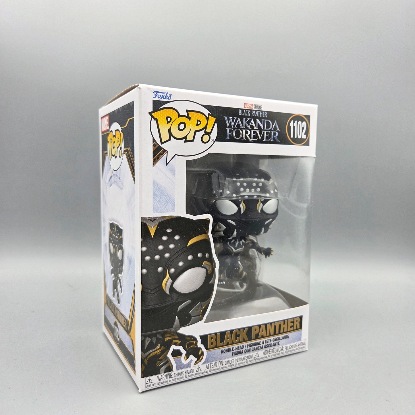 Funko Pop! Marvel - Wakanda Forever	#1102 Black Panther		-	Vinylfigur