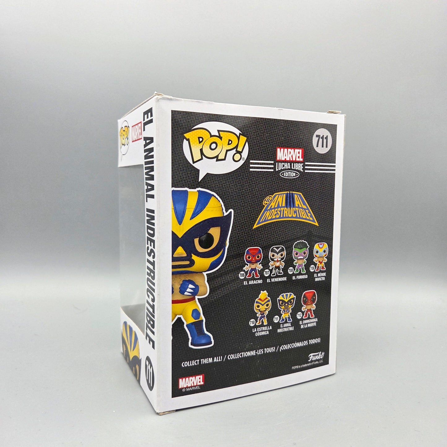 Funko Pop! Marvel - Lucha Libre Edition	#711 El Animal Indestructible		-	Vinylfigur