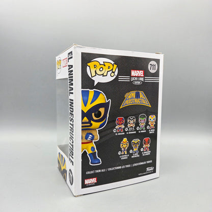 Funko Pop! Marvel - Lucha Libre Edition	#711 El Animal Indestructible		-	Vinylfigur