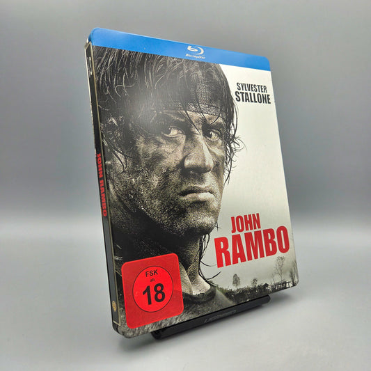 John Rambo - Uncut	Steelbook	Blu-Ray Film	mit Sylvester Stallone