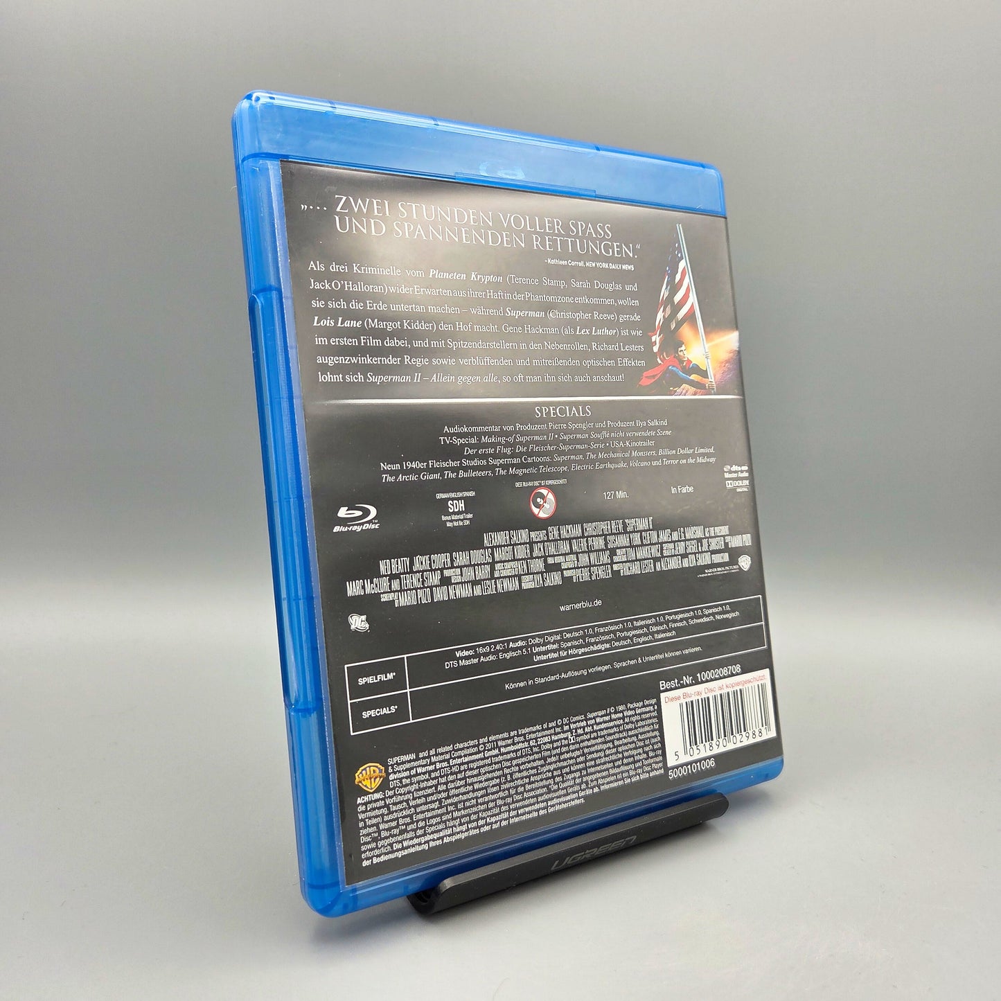 Superman 2 - Allein gegen Alle		Blu-Ray Film	mit Christopher Reeve