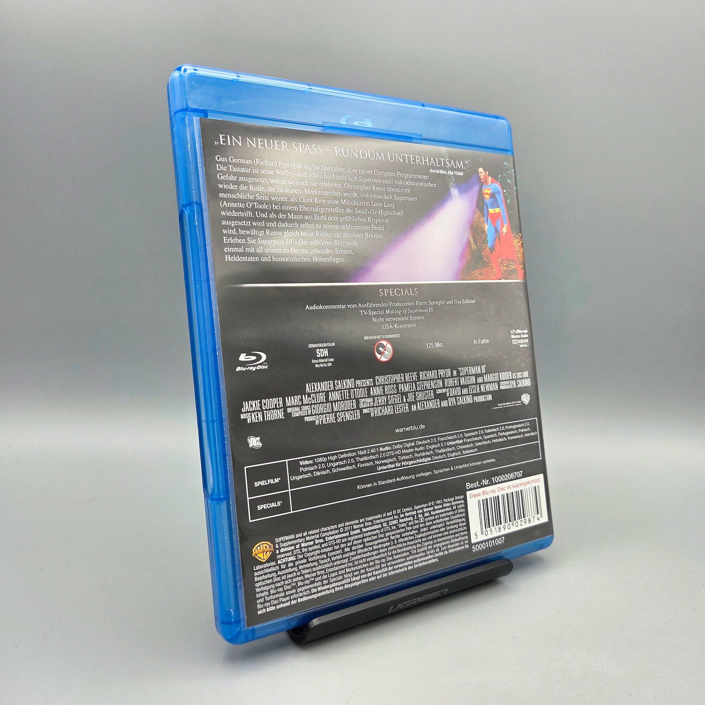 Superman 3 - Der stählerne Blitz		Blu-Ray Film	mit Christopher Reeve