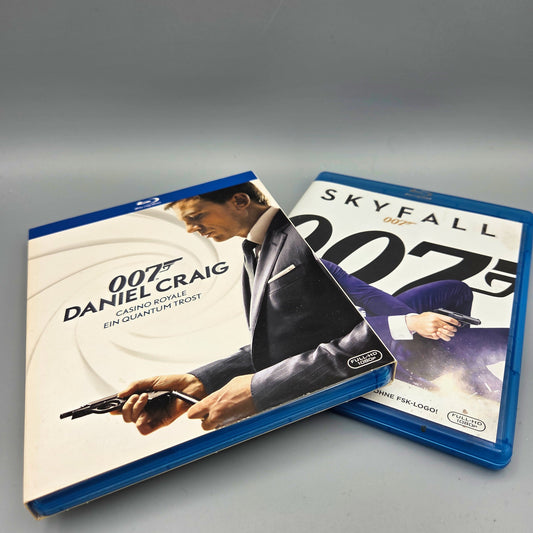 James Bond 007 Daniel Craig 3-Film Bundle: Casino Royale, Quantum Trost & Skyfall		Blu-Ray