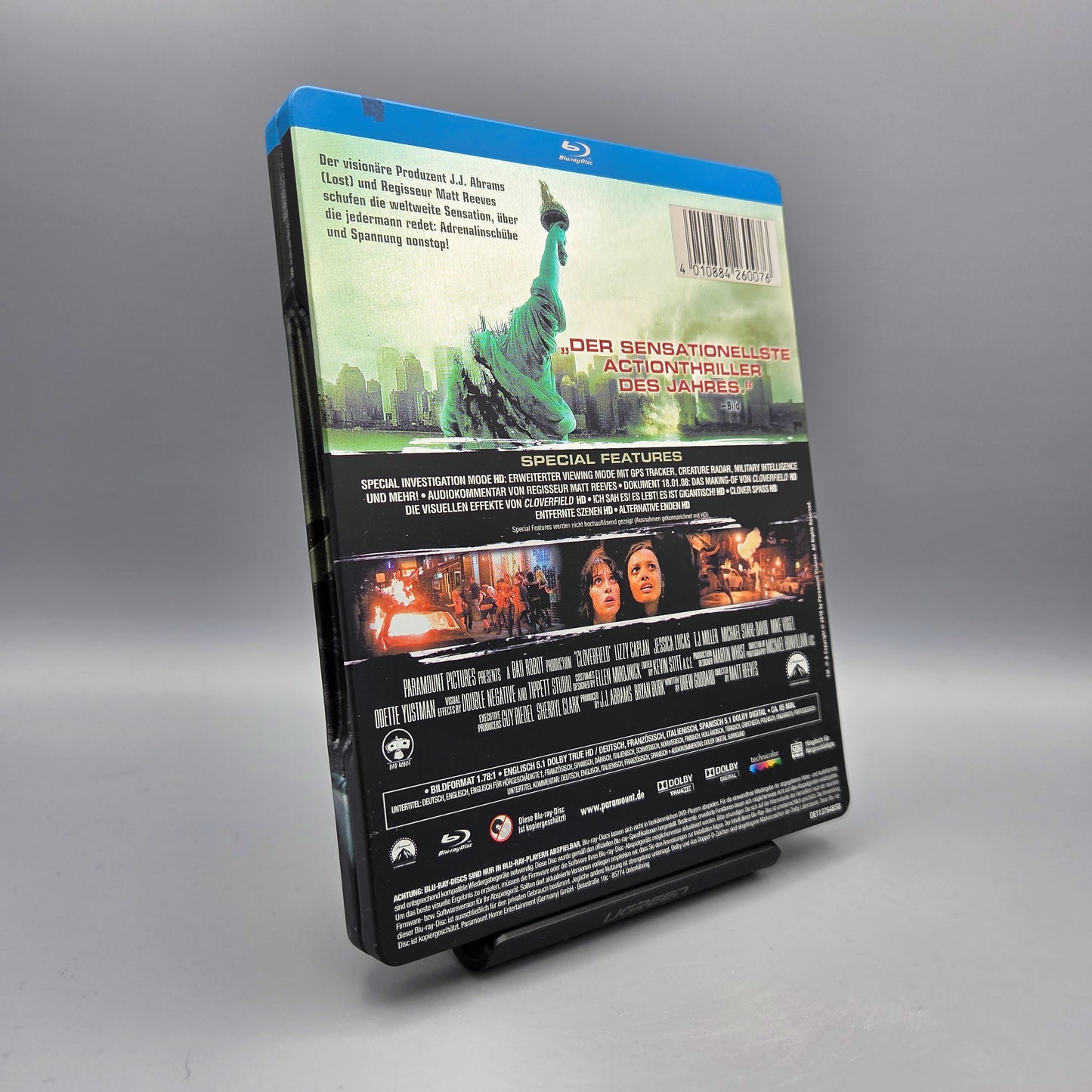Cloverfield	Steelbook	Blu-Ray Film
