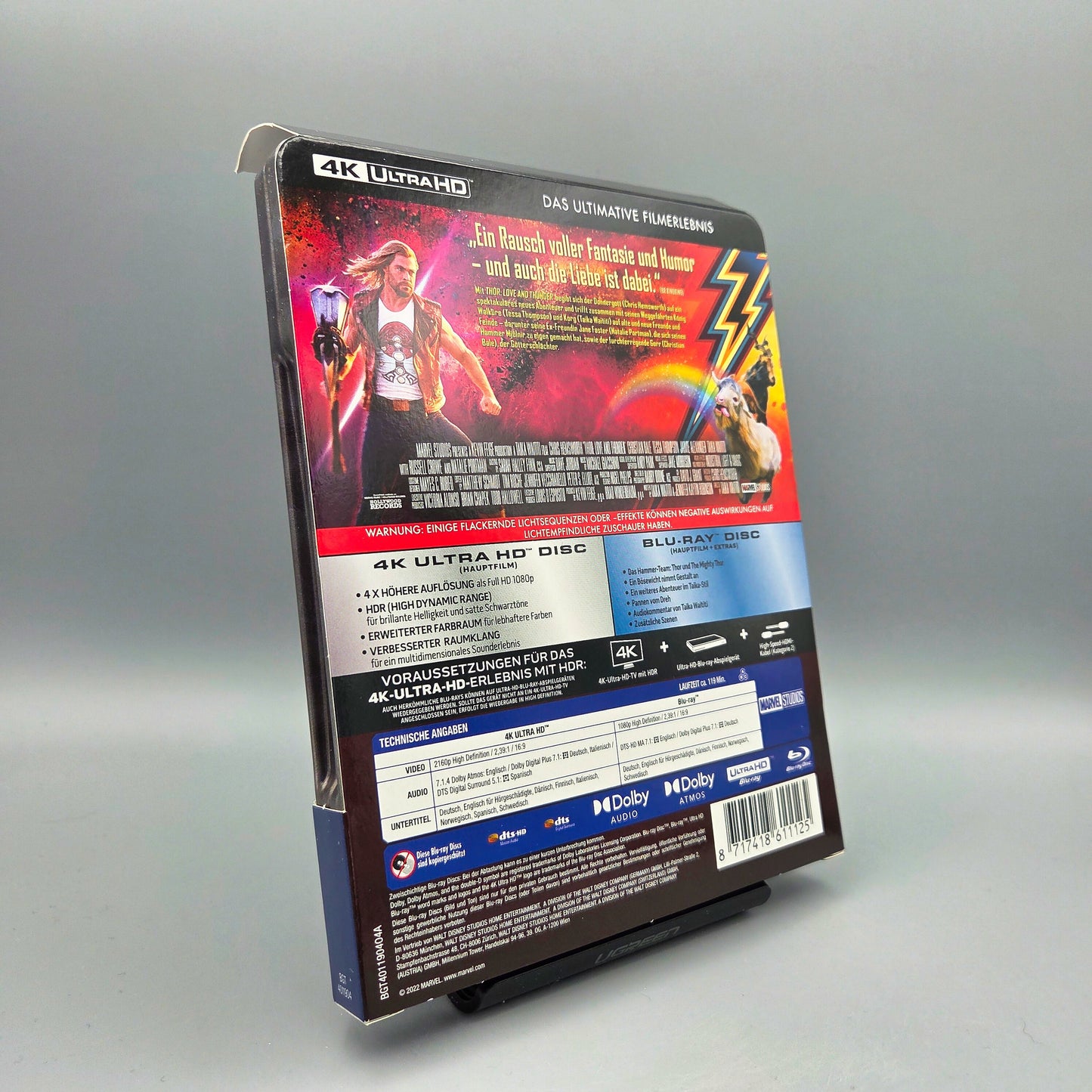 Thor - Love And Thunder	Steelbook	4K Ultra HD
