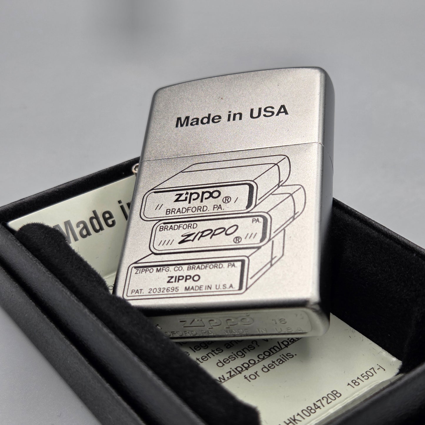 Zippo Bottom Stamp		Feuerzeug	Lighter - ungezündet, inkl. Schachtel