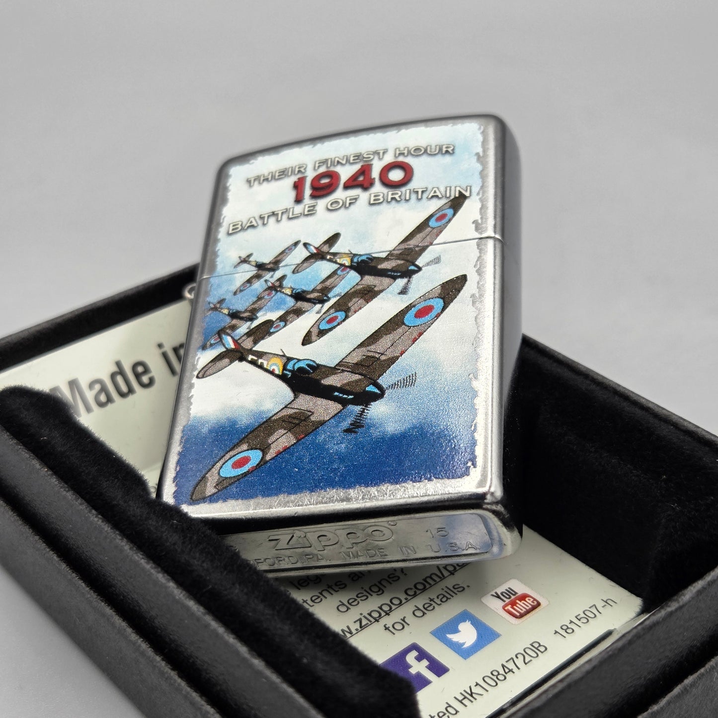 Zippo Battle of Britain (Batt Brit 2)		Feuerzeug	Lighter - ungezündet, inkl. Schachtel