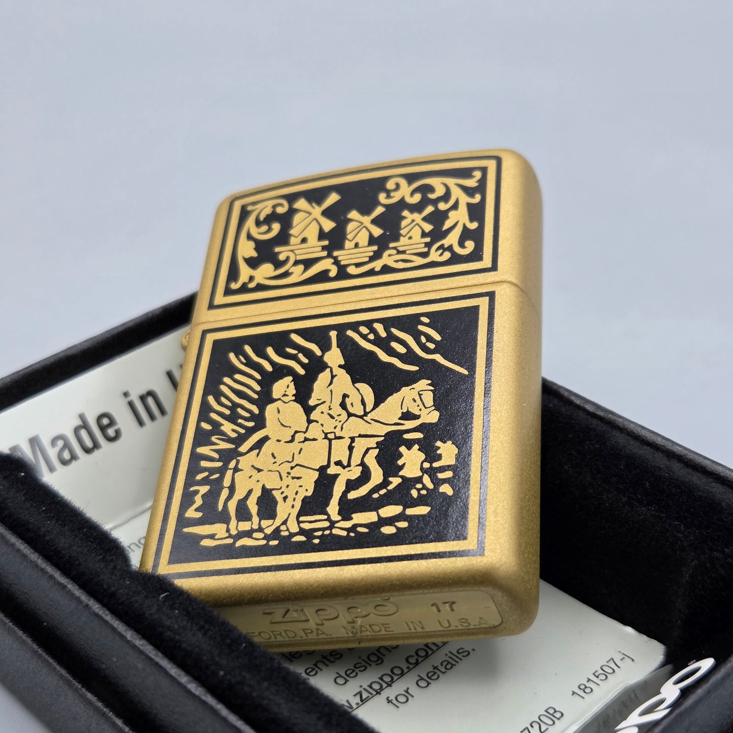 Zippo La Mancha		Feuerzeug	Lighter - ungezündet, inkl. Schachtel