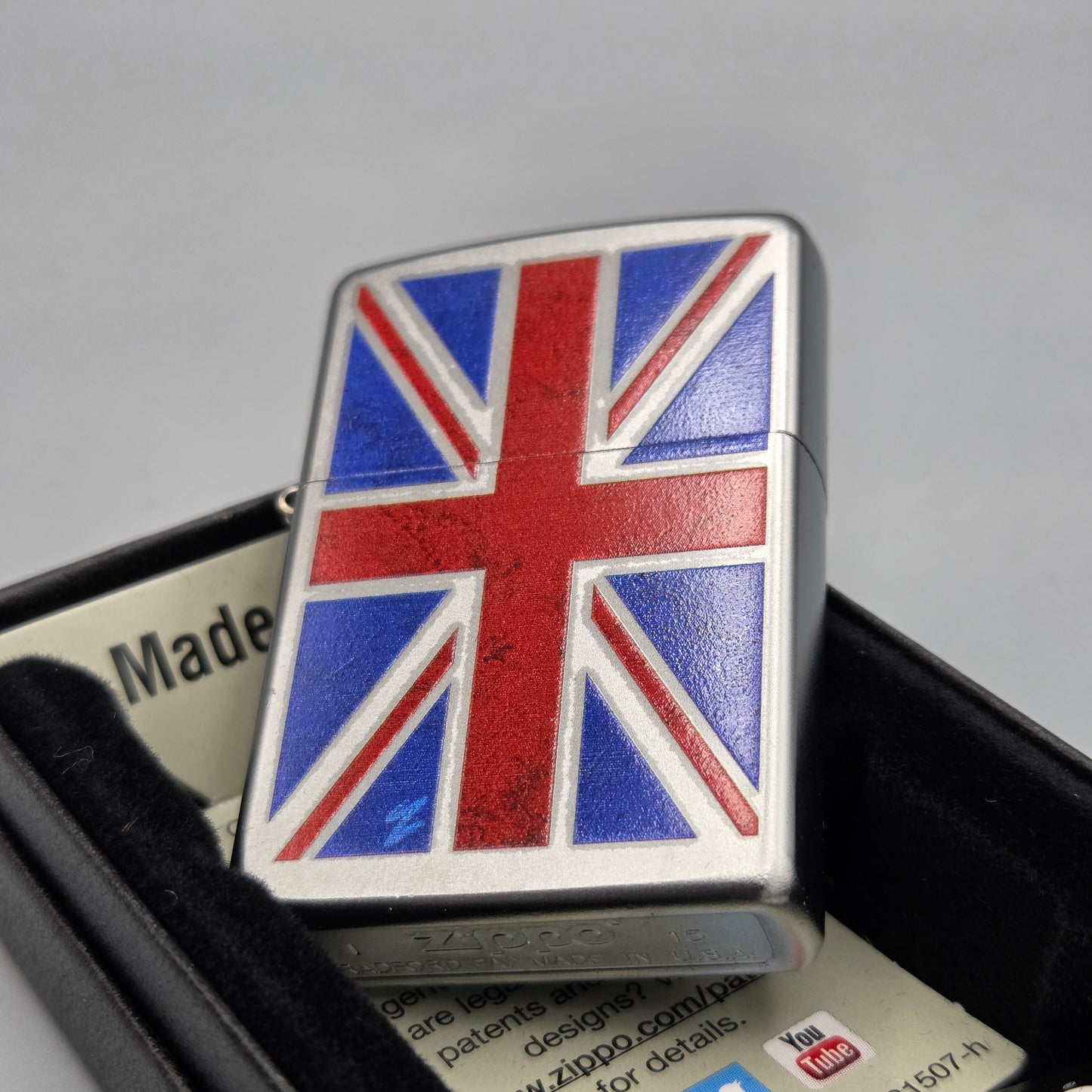Zippo Union Jack		Feuerzeug	Lighter - ungezündet, inkl. Schachtel