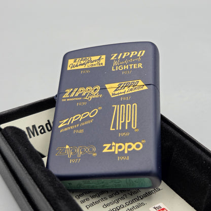 Zippo Logos	blau	Feuerzeug	Lighter - ungezündet, inkl. Schachtel