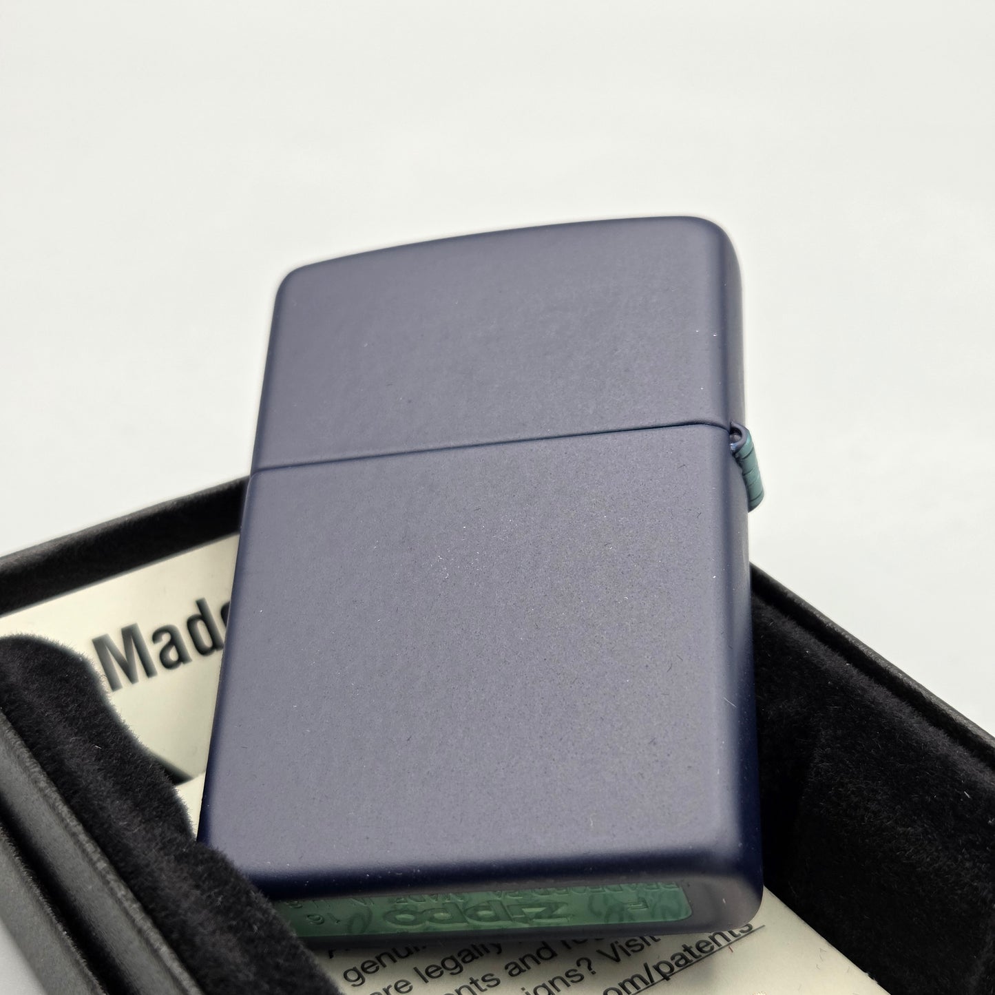 Zippo Logos	blau	Feuerzeug	Lighter - ungezündet, inkl. Schachtel