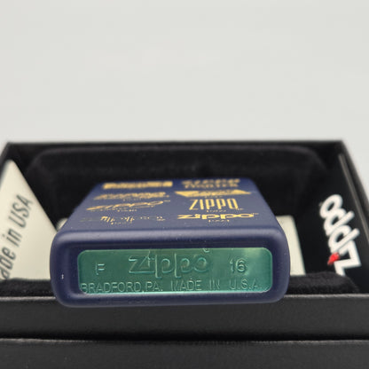Zippo Logos	blau	Feuerzeug	Lighter - ungezündet, inkl. Schachtel