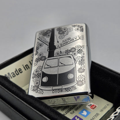 Zippo Flower Power		Feuerzeug	Lighter - ungezündet, inkl. Schachtel